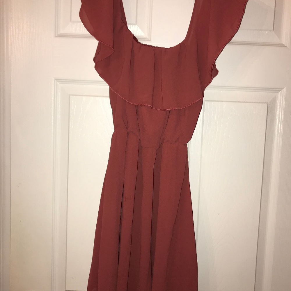 Off-Shoulder Flowy Summer Dress